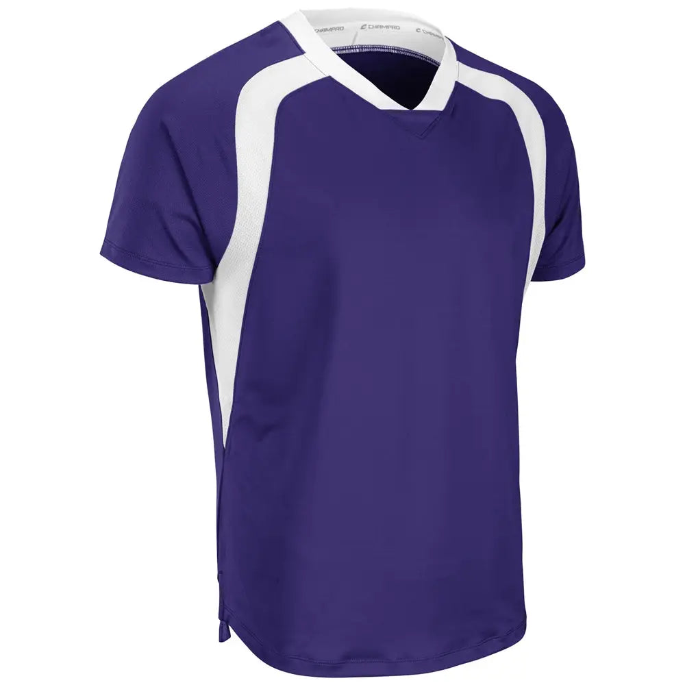 Champro Sj51 Hatrick Jersey - Purple White - Youth 2xs