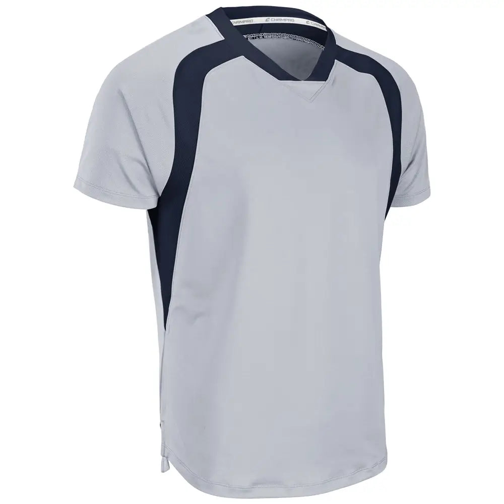 Champro Sj51 Hatrick Jersey - Silver Navy