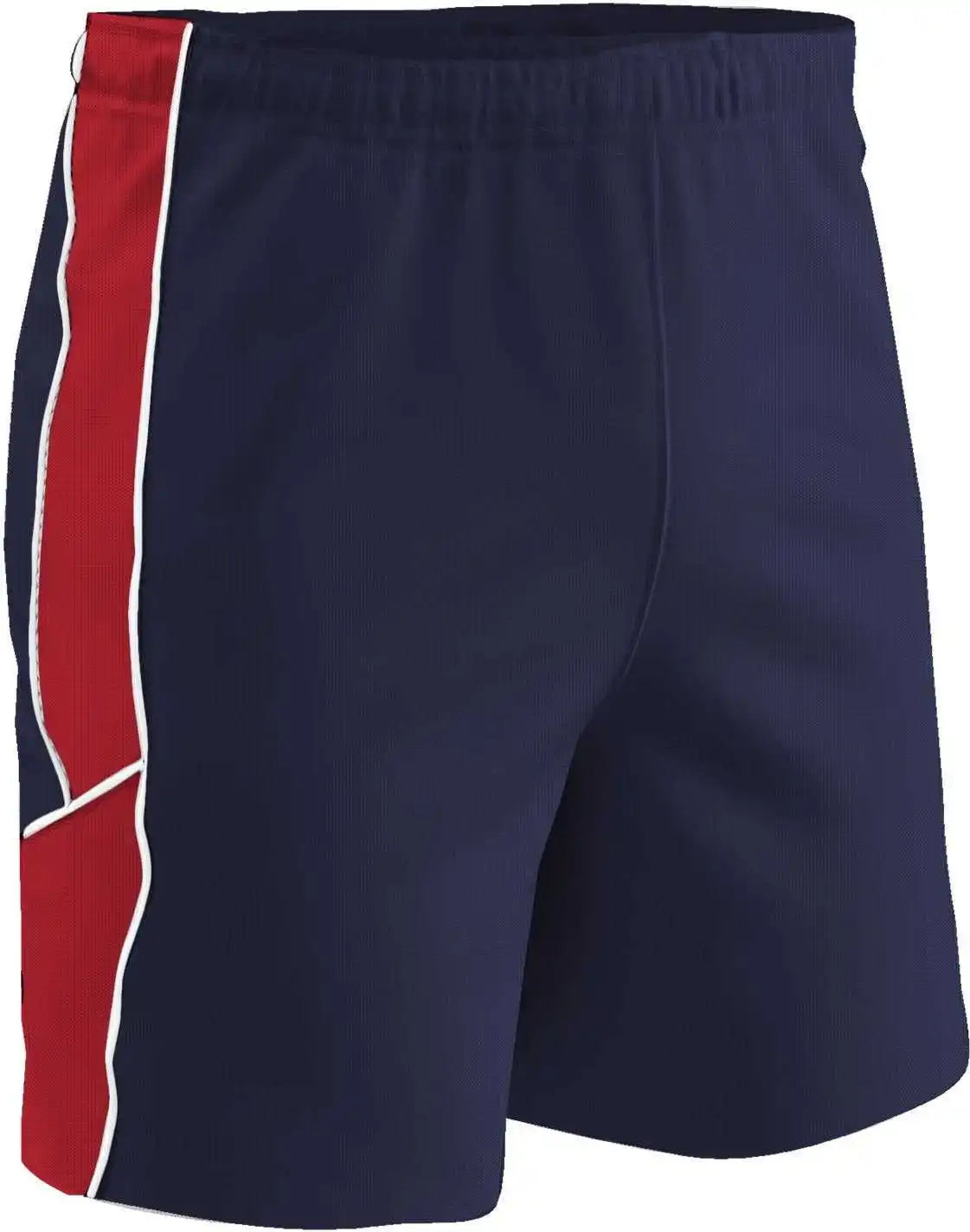 Champro Ss10 Header Soccer Short - Navy Scarlet White
