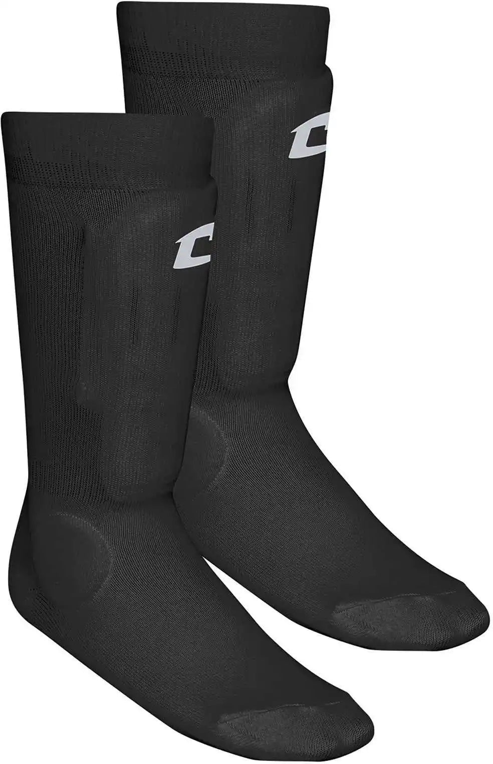 Champro Ssg6 Sock Style Shin Guard Pair - Black
