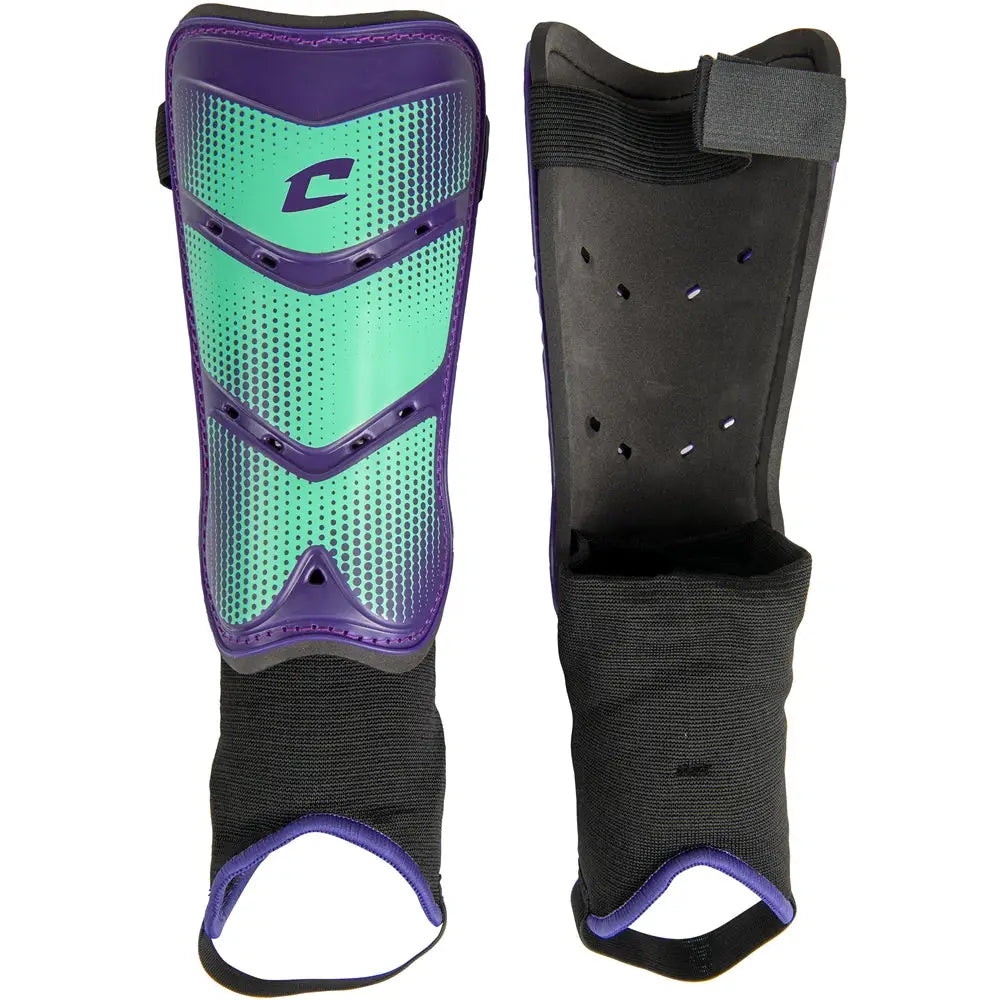 Champro Ssg8 League Soccer Shin Guard - Purple