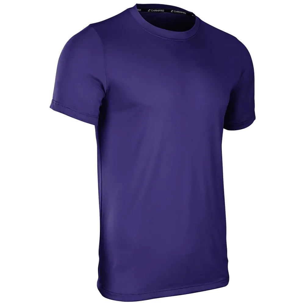 Champro T100 Arena Crew-neck T-shirt - Purple - Ladies Xs