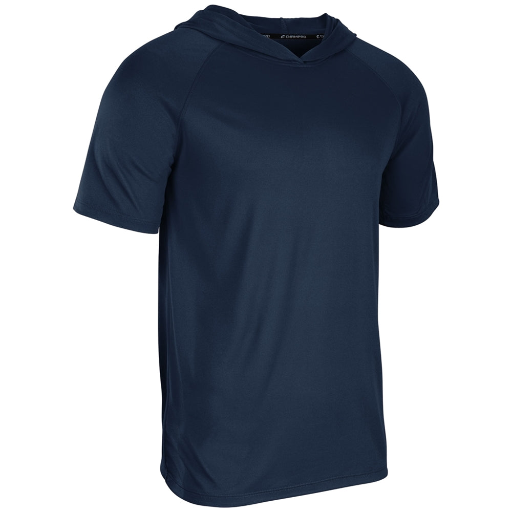 Champro T103 Arena Short Sleeve Hoodie T-shirt - Navy