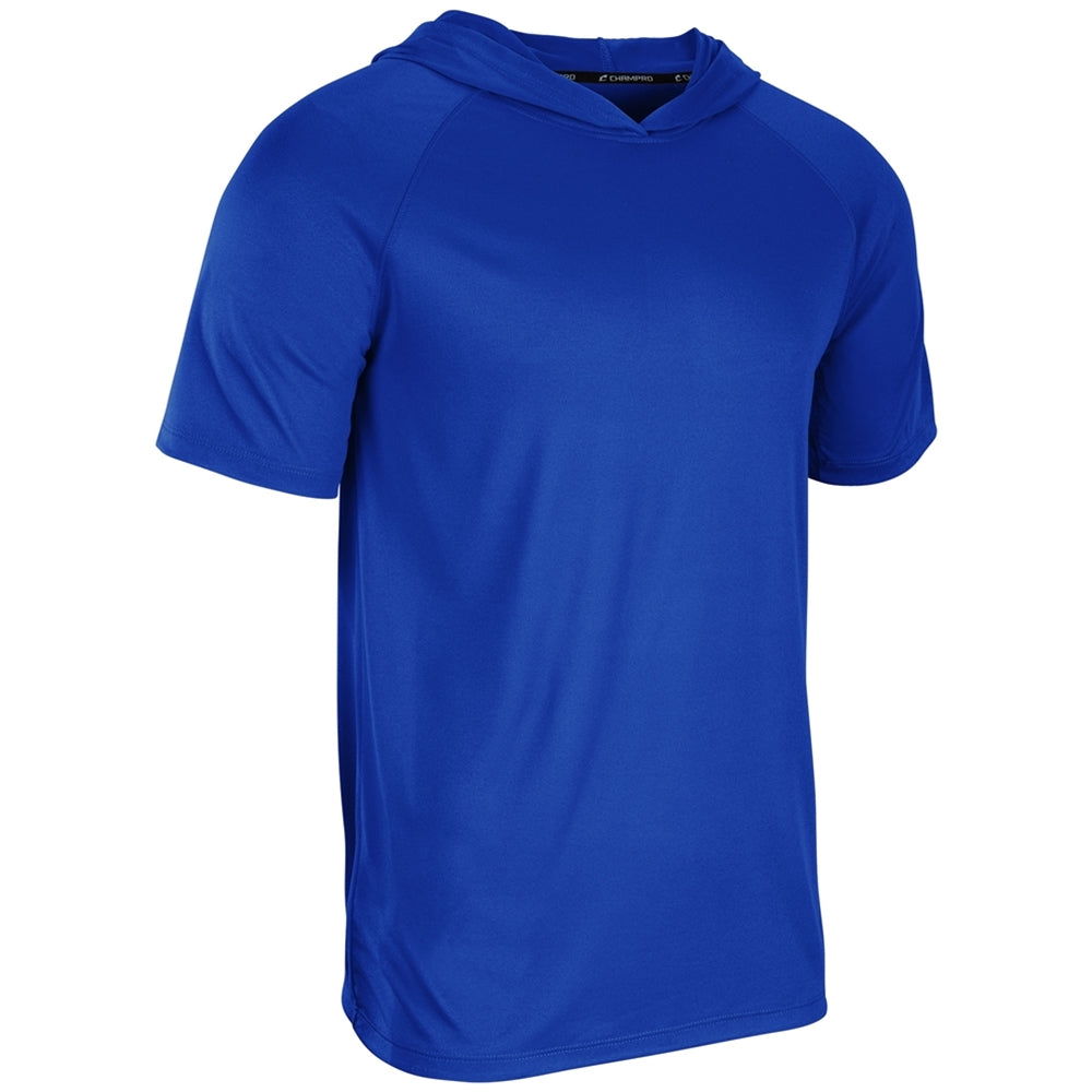 Champro T103 Arena Short Sleeve Hoodie T-shirt - Royal