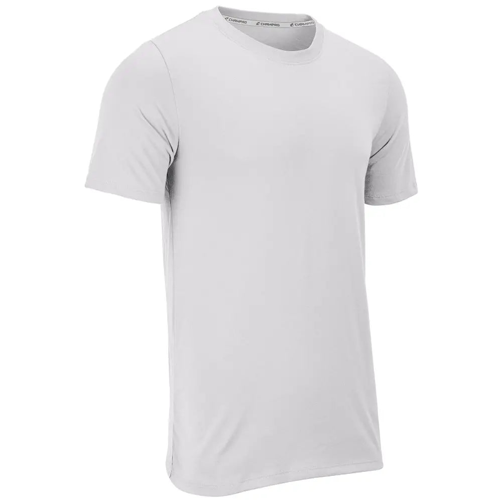 Champro T201 Tackle Crew Neck Tee - White - Youth Xs