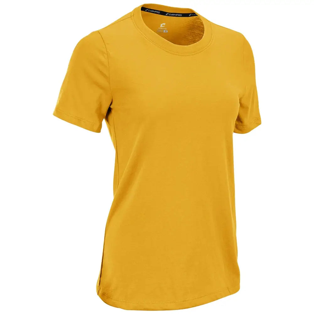 Champro T202 Tackle Crew Neck Tee - Gold