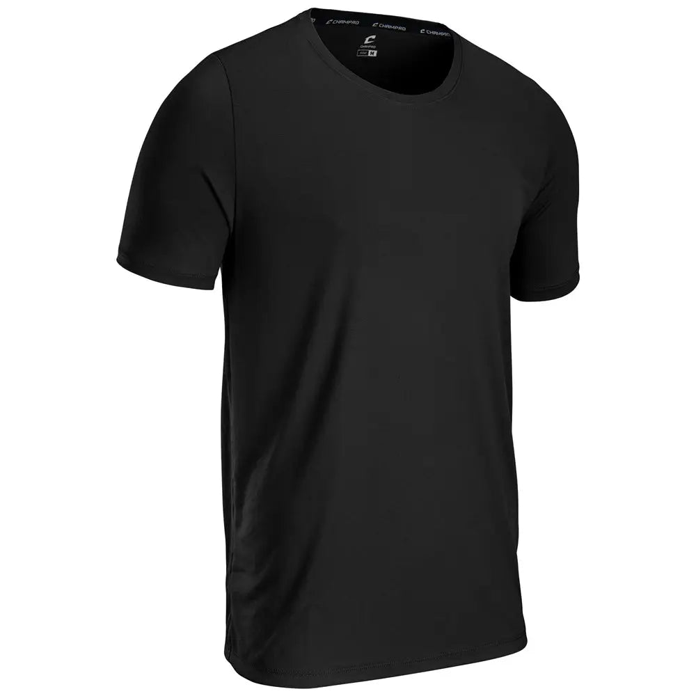 Champro T301 Rookie Crew Neck Tee - Black - Youth Xs