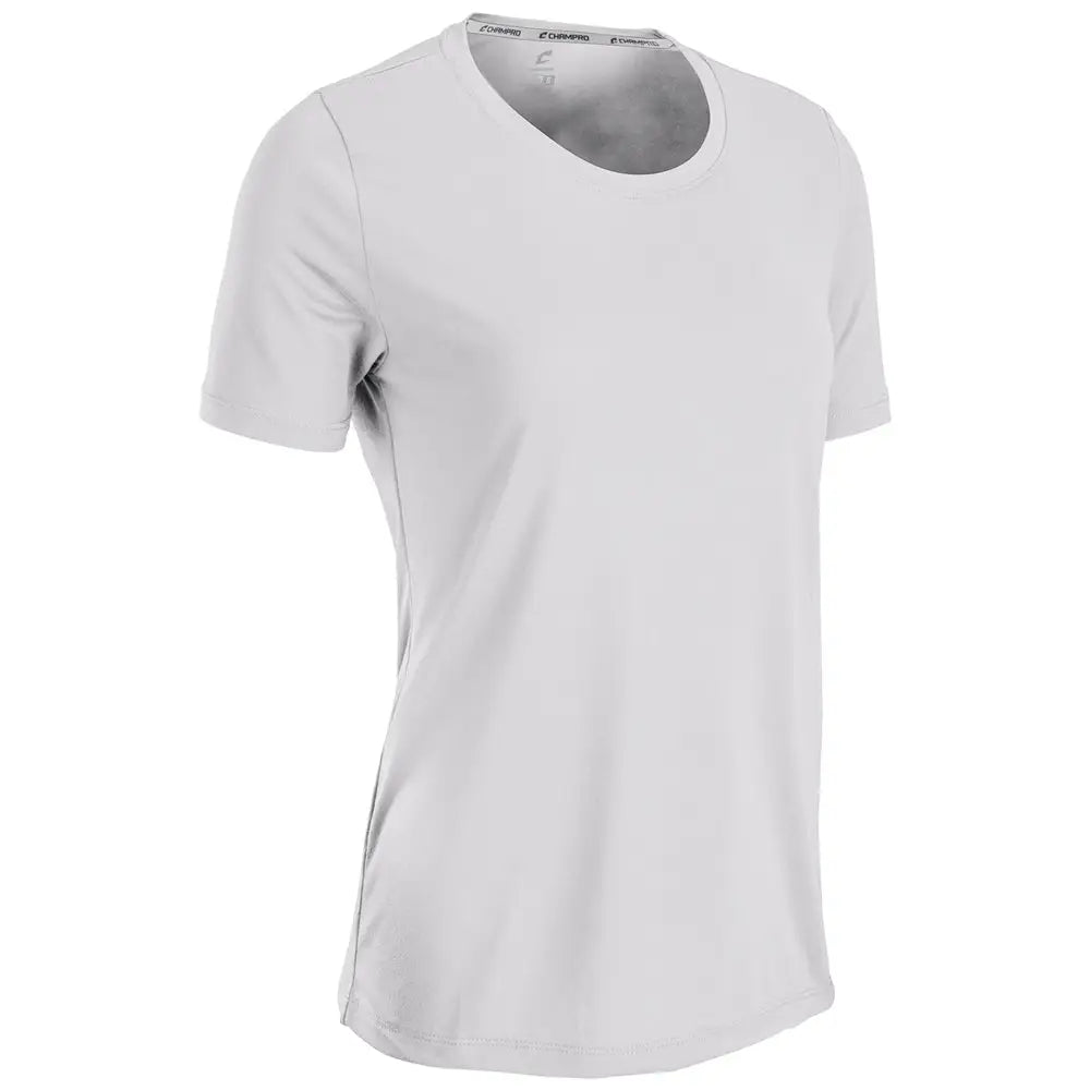 Champro T302 Rookie Crew Neck Tee - White - Ladies Xs