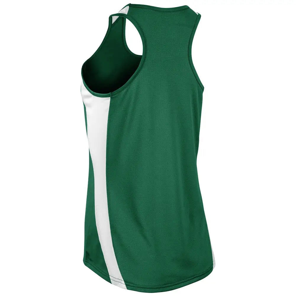 Champro Trkj4 Speed Singlet - Forest Green White - Adult Xs