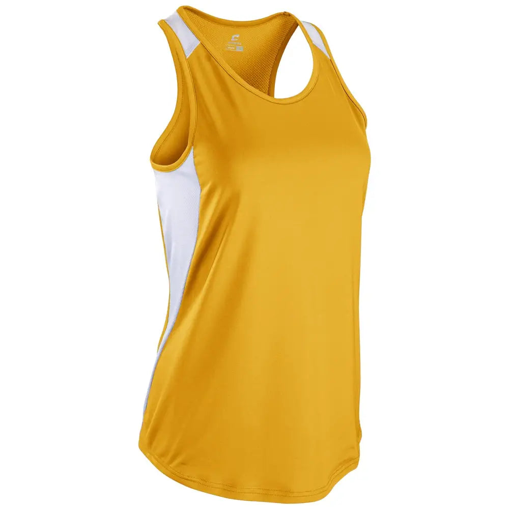 Champro Trkj4 Speed Singlet - Gold White - Adult Xs