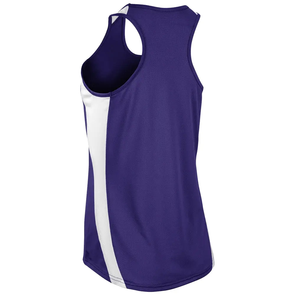 Champro Trkj4 Speed Singlet - Purple White - Adult Xs