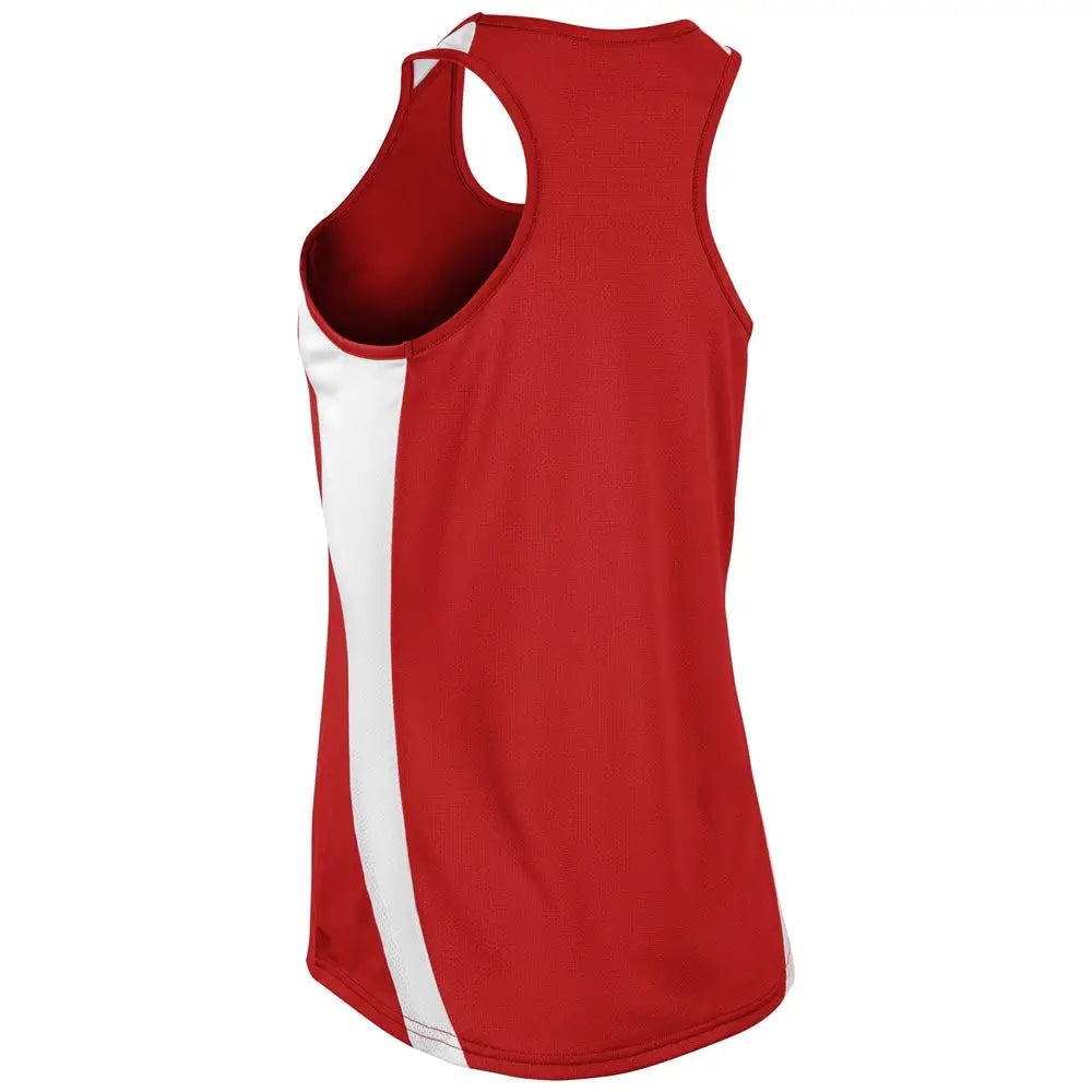 Champro Trkj4 Speed Singlet - Scarlet White