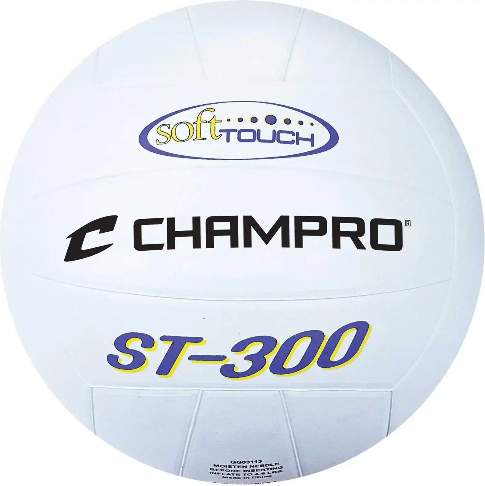 Champro Vb41 St-300 Competition Rubber Volleyball - White