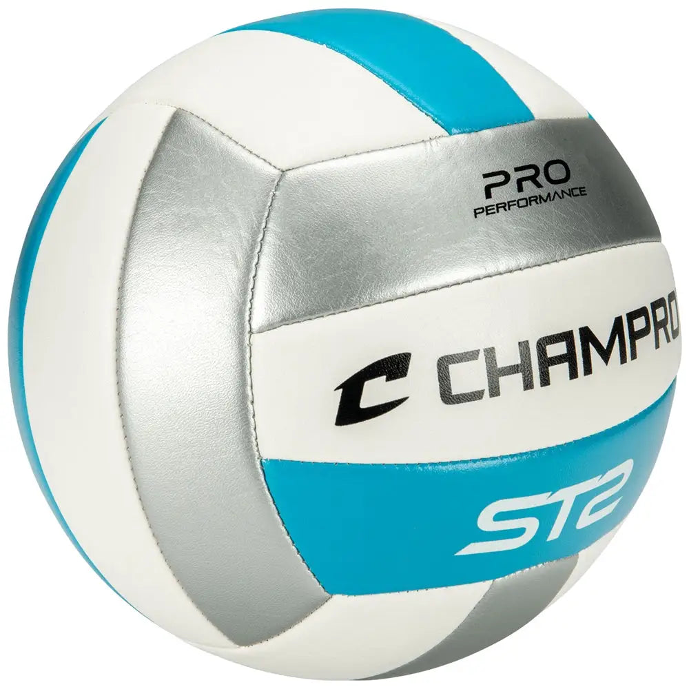 Champro Vbst2 Indoor/outdoor Volleyball - Grey Optic Blue