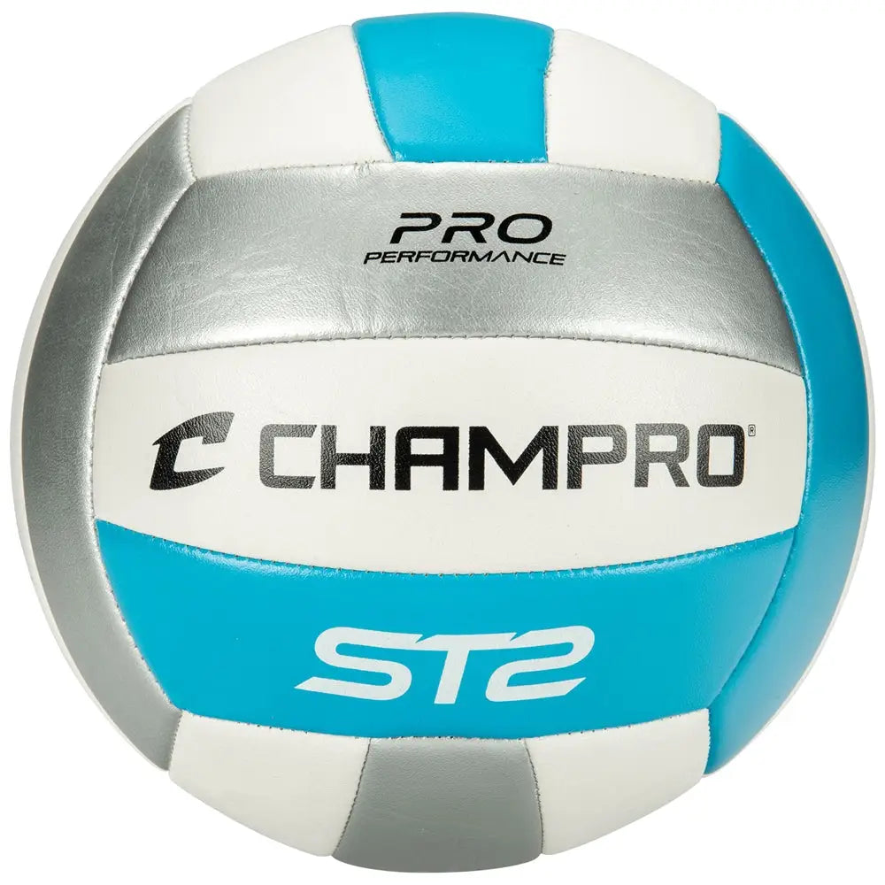 Champro Vbst2 Indoor/outdoor Volleyball - Grey Optic Blue