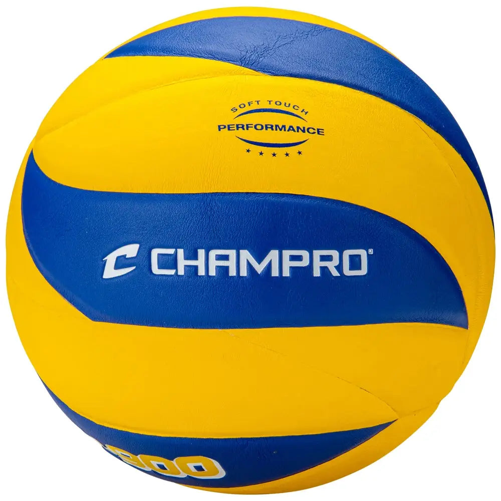 Champro Vbst900 Wave Soft Touch Pro Performance Volleyball - Royal Gold