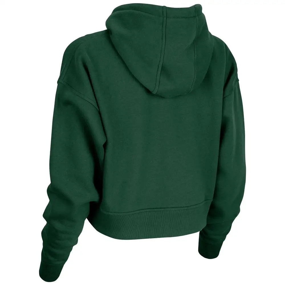 Champro Vfch1 Victory Fleece Women’s Crop Hoodie - Forest Green - Ladies s
