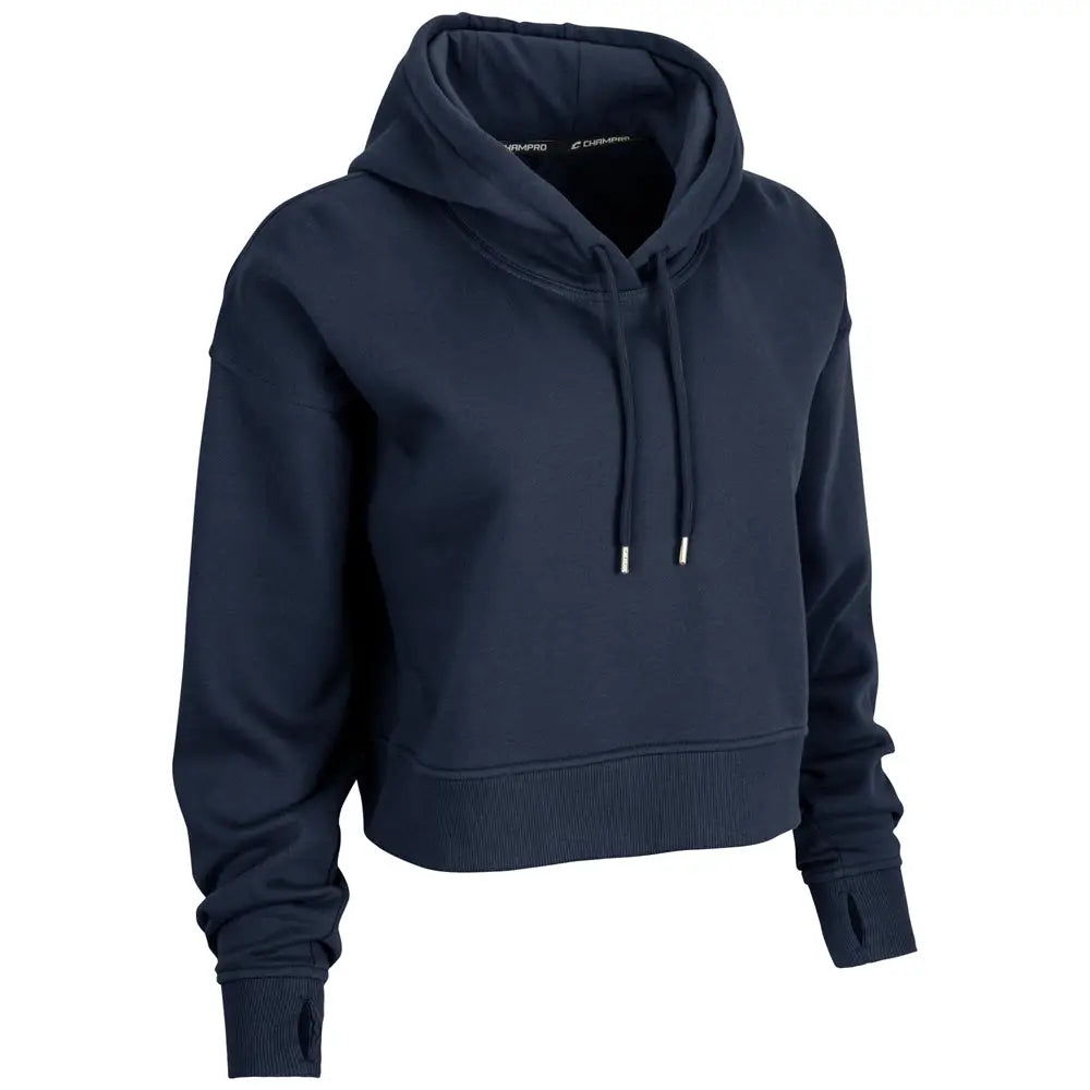 Champro Vfch1 Victory Fleece Women’s Crop Hoodie - Navy - Ladies s
