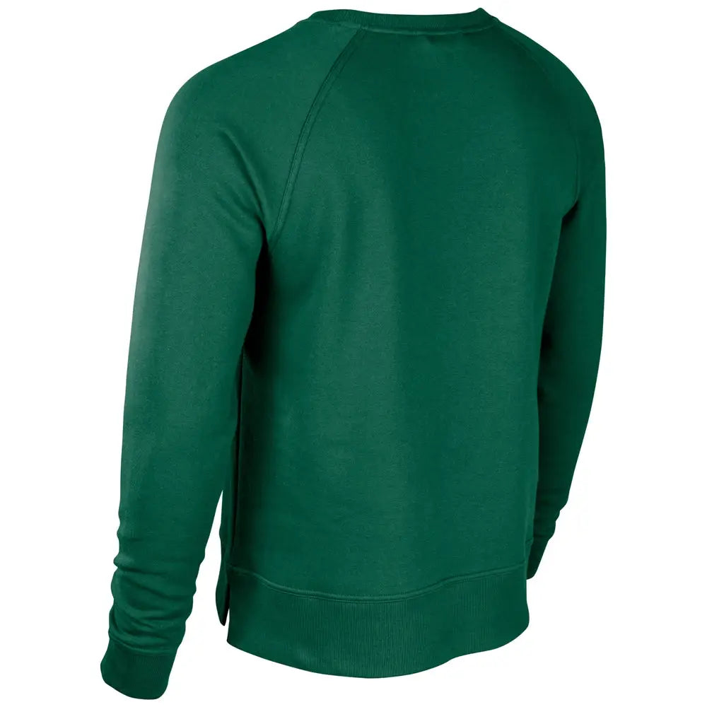 Champro Vfsh1 Victory Fleece Men’s Split Hem Crew - Forest Green - Adult s