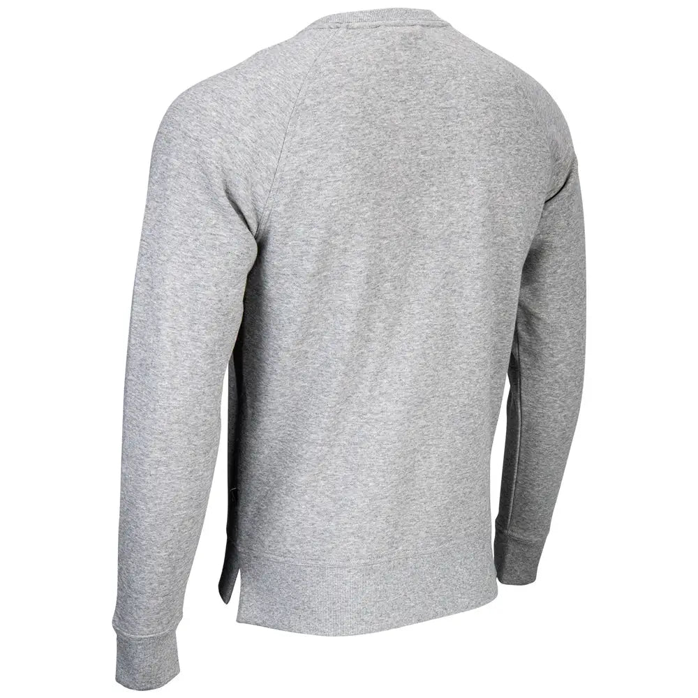 Champro Vfsh1 Victory Fleece Men's Split Hem Crew - Oxford Heather Grey