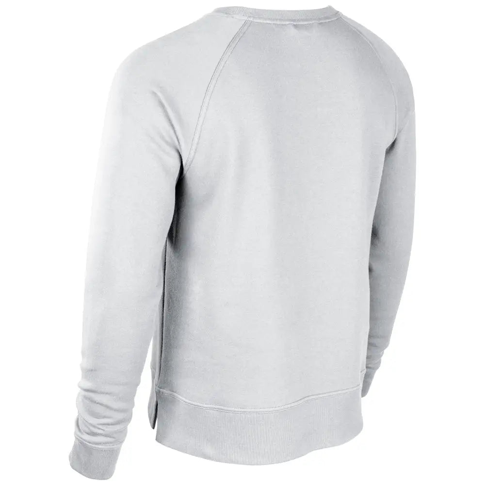 Champro Vfsh1 Victory Fleece Men’s Split Hem Crew - White
