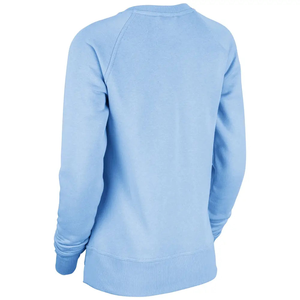Champro Vfsh2 Victory Fleece Women’s Split Hem Crew - Light Blue
