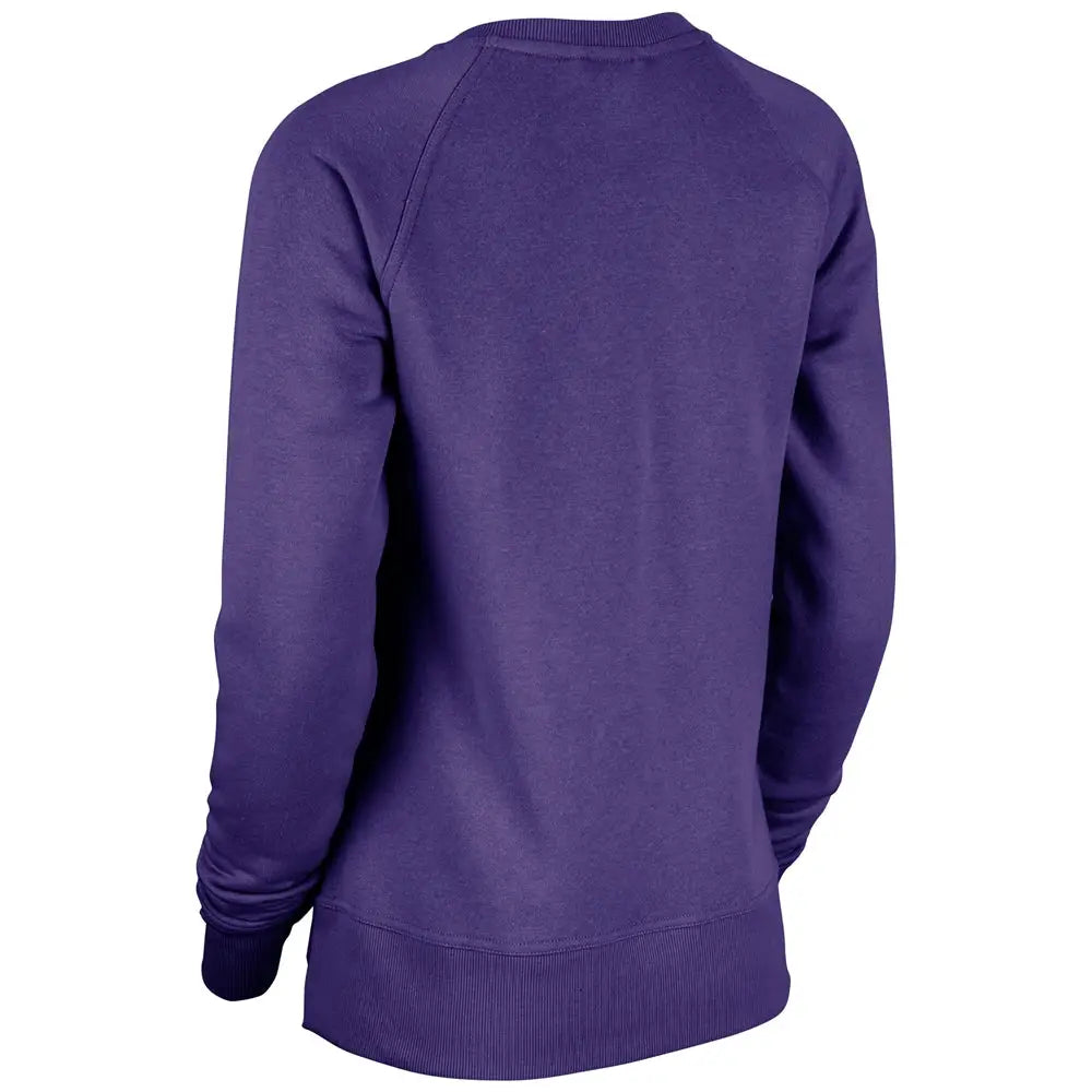 Champro Vfsh2 Victory Fleece Women’s Split Hem Crew - Purple