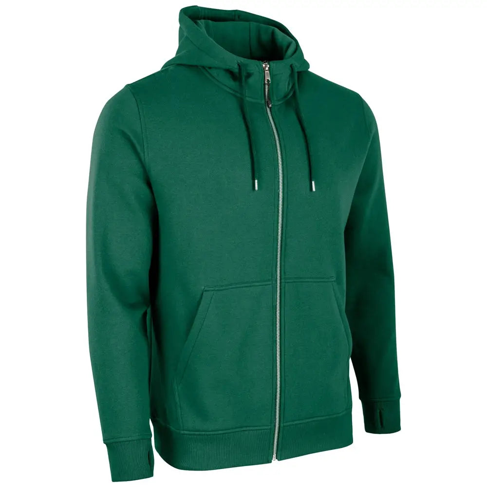 Champro Vfzh1 Victory Fleece Zip Up Hoodie - Forest Green - Youth Xs