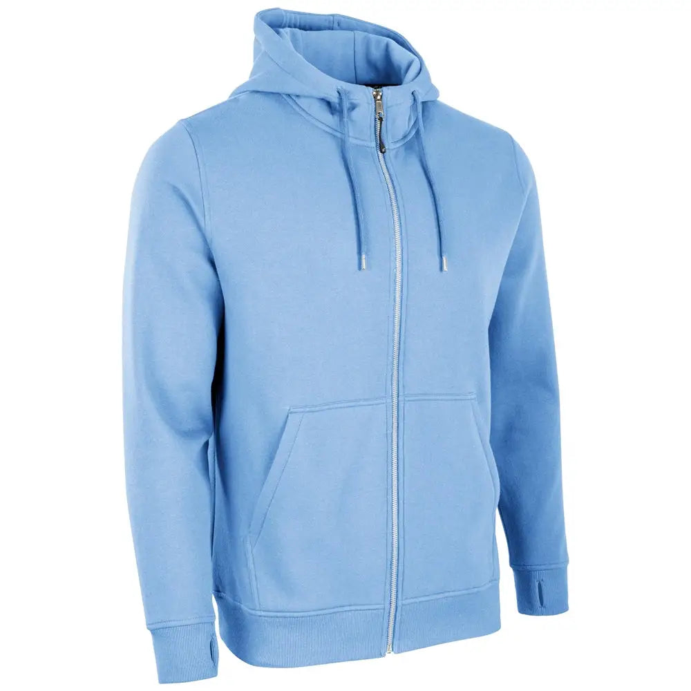 Champro Vfzh1 Victory Fleece Zip Up Hoodie - Light Blue - Youth Xs