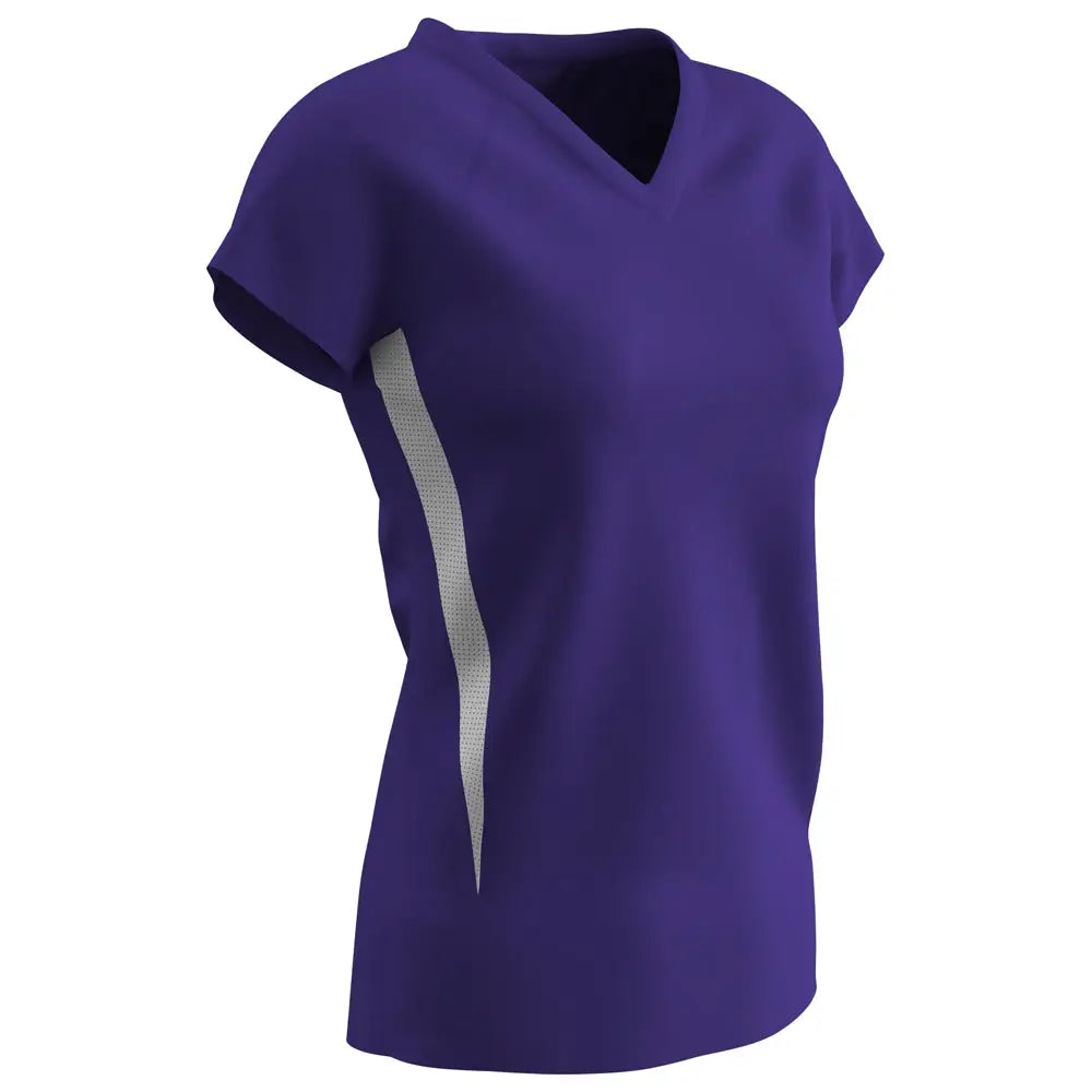 Champro Vj13 Spike Ladies Jersey - Purple White - Xs