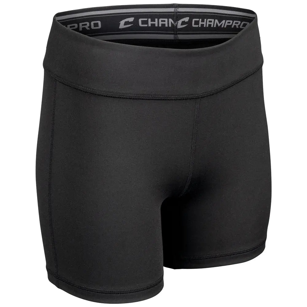 Champro Vs5 Match 5’’ Compression Short - Black - Girls s