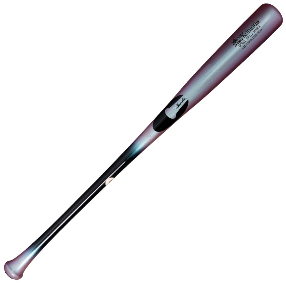 Chandler Sp22j Maple Wood Bat - Black Cotton Candy