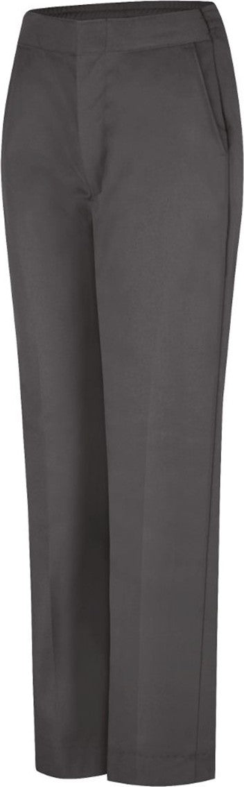 Charcoal - 30I Women's Half-Elastic Work Pants - PT59
