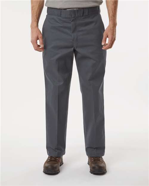 Charcoal - 37 Unhemmed Industrial 874® Work Pants - Extended Sizes - P874EXT