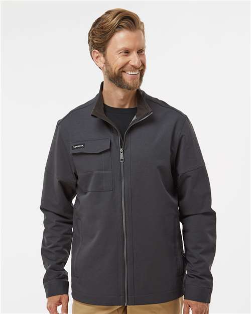 Charcoal Ace Woven Stretch Soft Shell Jacket - 5327