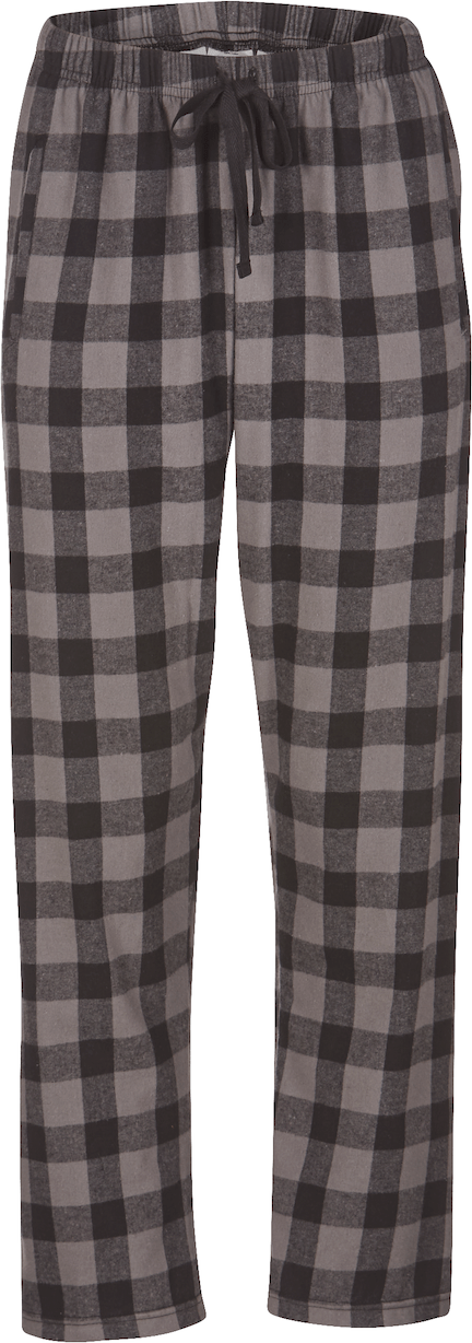 CHARCOAL BLACK BUFFALO PLAID BOXERCRAFT WOMEN'S  HALEY FLANNEL PANT F20/F24  grouped