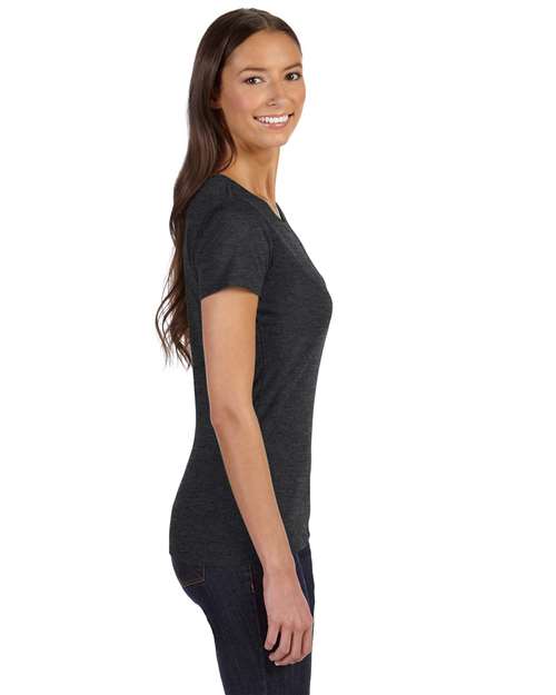 Charcoal/ Black Women&#39;s Eco Blend T-Shirt - ec3800