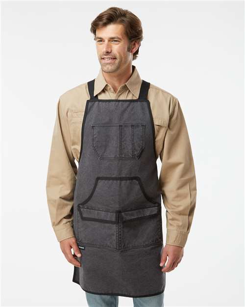 Charcoal/ Black Workman's Apron - 1500
