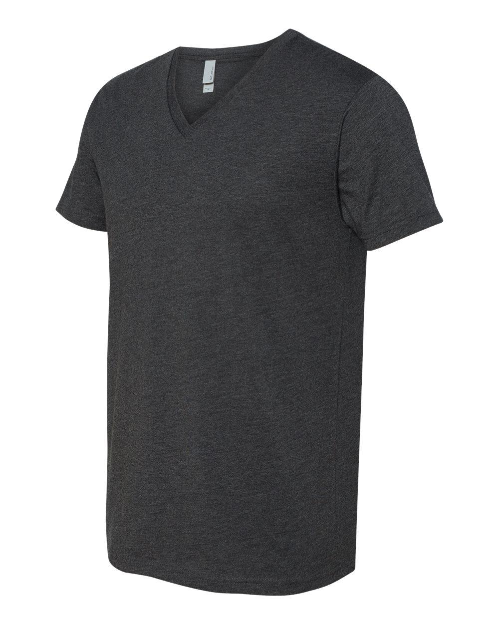 Charcoal CVC V-Neck T-Shirt - 6240