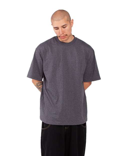 Charcoal Grey Heather Max Heavyweight T-Shirt - SHMHSS