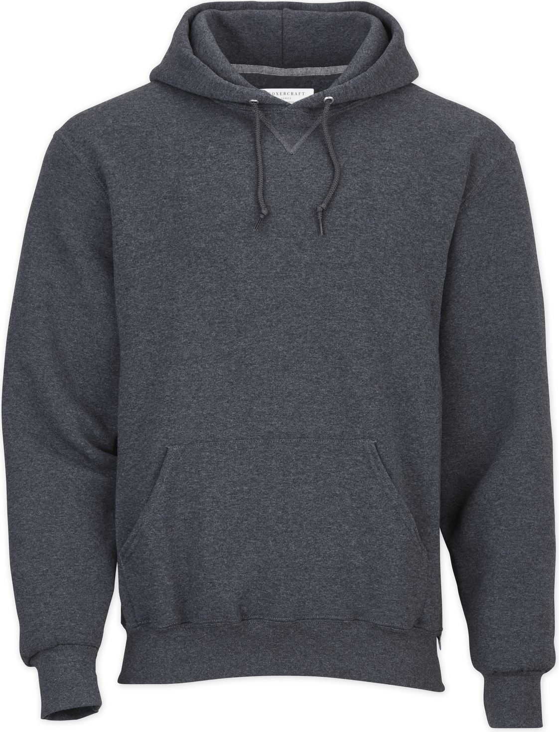 CHARCOAL HEATHER BOXERCRAFT FLEECE HOODIE  grouped