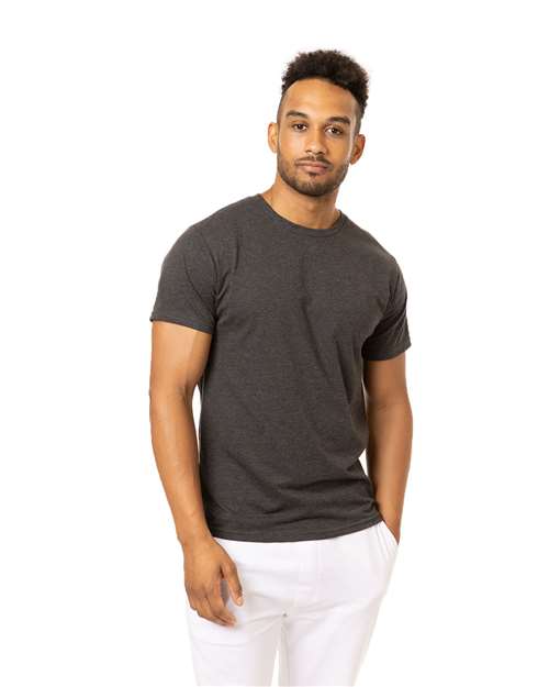 Charcoal Heather Committed CVC T-Shirt - ec1090
