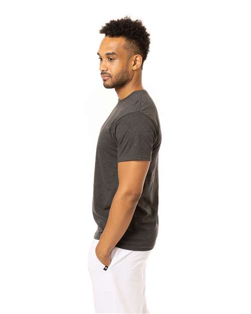 Charcoal Heather Committed CVC T-Shirt - ec1090