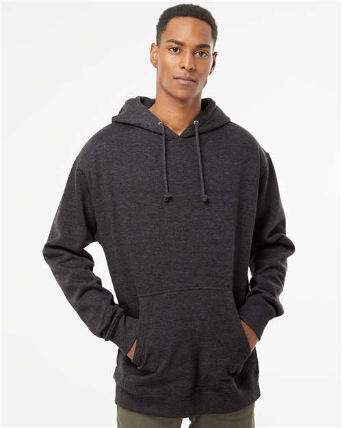 Charcoal Heather Heavyweight Hooded Sweatshirt - IND4000