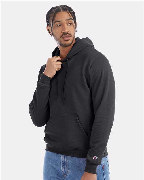 Charcoal Heather Powerblend® Hooded Sweatshirt - S700