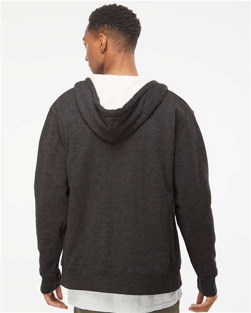 Charcoal Heather Sherpa-Lined Hooded Sweatshirt - EXP90SHZ