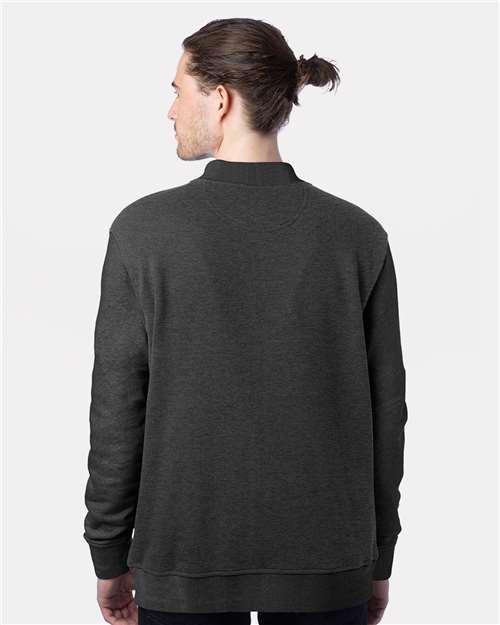 Charcoal Heather Unisex Bomber Jacket - CO100