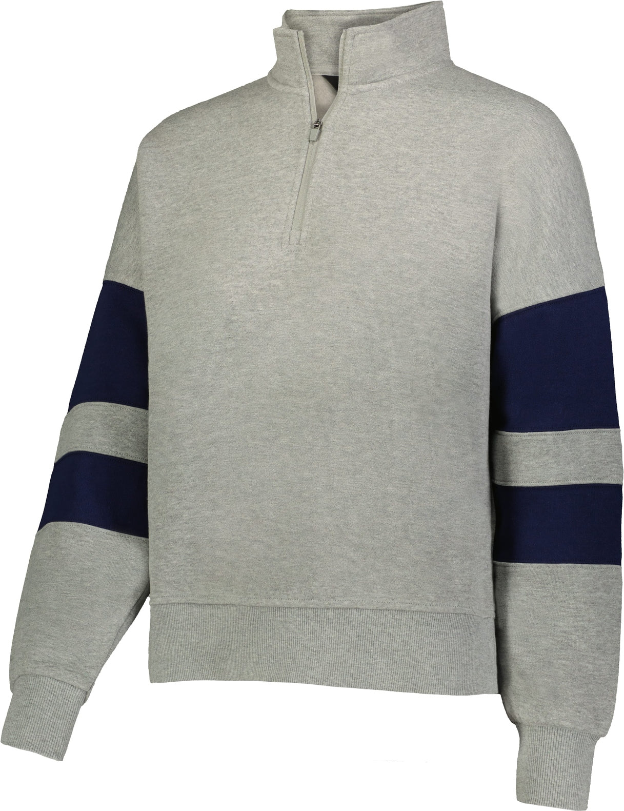CHARCOAL HEATHER/NAVY JACKSON WAY LDS PULLOVER