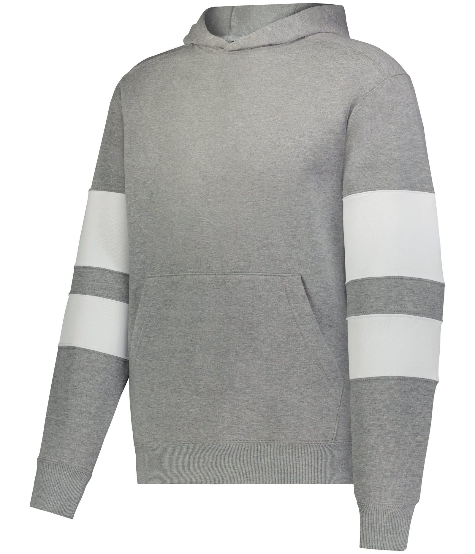 CHARCOAL HEATHER/WHITE YTH JACKSON WAY HOODIE