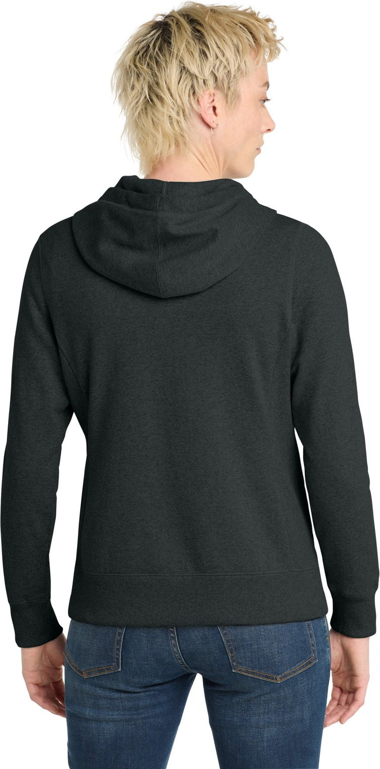 Charcoal Hthr District Women's Re-Fleece Full-Zip Hoodie DT8103